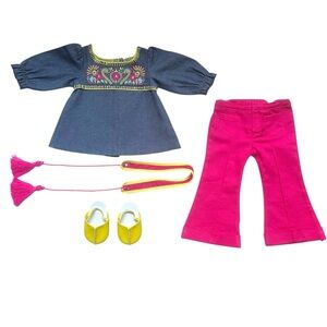 AMERICAN GIRL BE FOREVER JULIE’S TUNIC OUTFIT RARE RETIRED SET